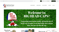 Desktop Screenshot of bigheadcaps.com